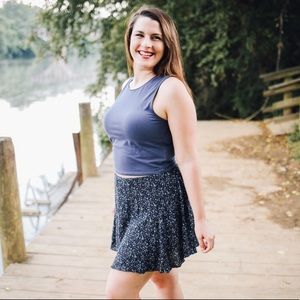 American Eagle fabric mini skirt-L